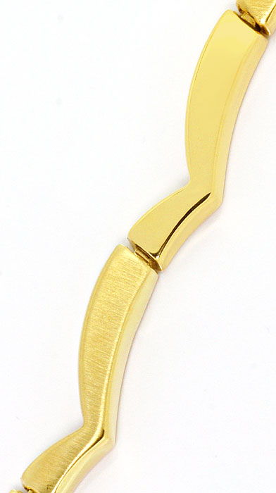 Foto 3 - Garnitur Goldkollier Goldarmband Design-Fantasie Muster, K2496