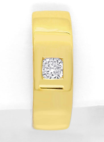 Foto 2 - Diamant-Ohrringe Creolen Brillanten 0,10 River Gelbgold, S4970