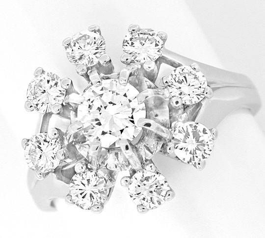 Foto 2 - Klassischer Krappen Brillant-Diamant-Ring WG, S8870